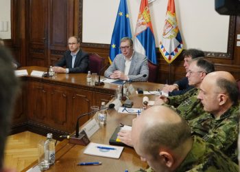 Седница Савета за националну безбедност, председава Александар Вучић