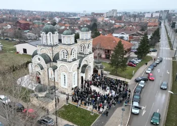 Распоред божићних богослужења у храму Свете Петке у Смедеревској Паланци