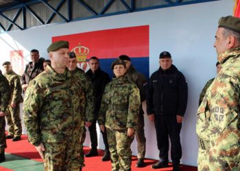 У Краљеву организован испраћај припадника Војске Србије у мировну операцију у Либану