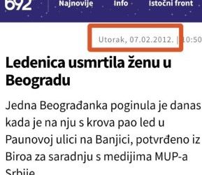 Док је Ђилас био градоначелник, леденице убијале грађане!