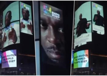 Наш Експо на врху света: Јусејн Болт на Тајмс скверу позива цео свет да дође у Београд