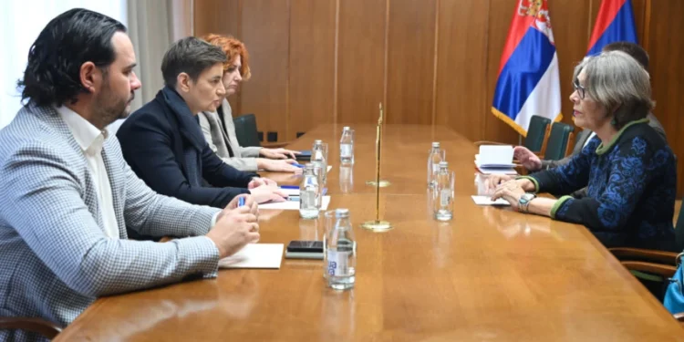 Председница Народне скупштине Ана Брнабић састала се са амбасадорком Краљевине Данске у Србији