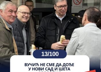 ПОСЕТОМ ПРЕДСЕДНИКА НОВОМ САДУ РАСКРИНКАНА ЈОШ ЈЕДНА ЛАЖ БЛОКАДЕРА!