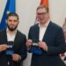 Председник Вучић са ММА борцем Махачевим о значају спорта као темеља здравог друштва