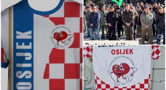 Блокадери у Кули штампали су хрватске дресове са „пумпањем“ и јавно се тиме хвале